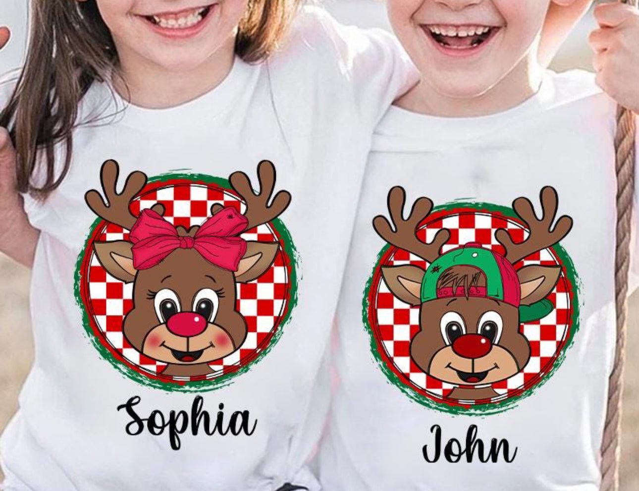 Holiday Deer girl or boy- customize