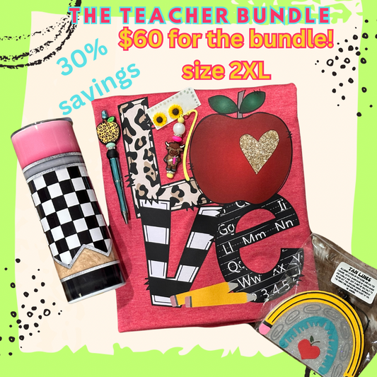 Teacher 3 Bundle SIZE 2XL