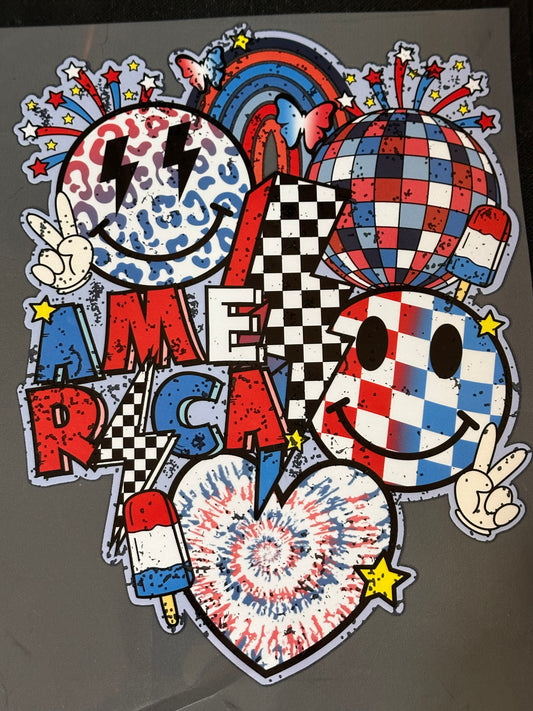 America parade (color shirt random)