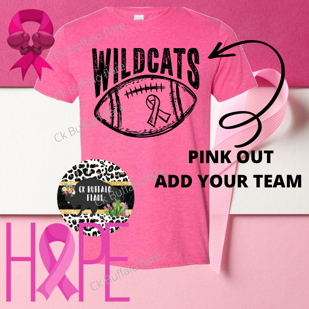 Customize YOUR TEAM awareness PINK