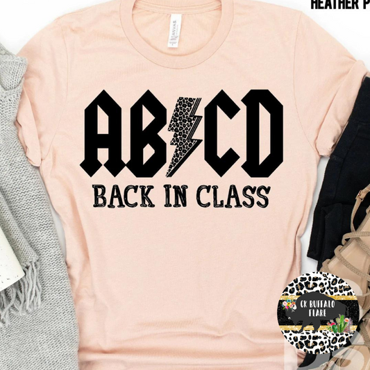 ABCD Back in class